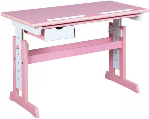 Leen Bakker Kinderbureau Cecilia roze 65, 5x109x55, 5 cm online kopen