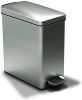 Simplehuman Afvalemmer Profile Brushed RVS, 10 liter online kopen