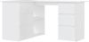 VidaXL Hoekbureau 145x100x76 Cm Bewerkt Hout Wit online kopen