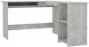 VIDAXL Hoekbureau L vormig 120x140x75 cm bewerkt hout betongrijs online kopen