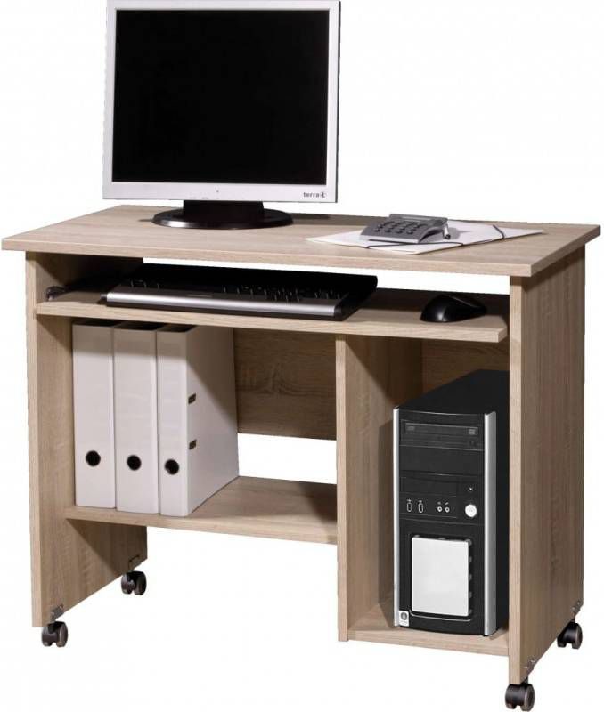 GERMANIA Bureau 0482/0486 praktisch pc bureau geschikt voor het thuiskantoor, met toetsenbord lade online kopen