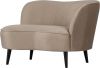 Woood Sara Loungefauteuil Rechts Velvet Khaki 71x112x81 online kopen