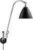 Gubi Bestlite BL6 Wandlamp Met Stekker Zwart Chroom online kopen