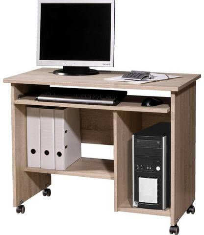 GERMANIA Bureau 0482/0486 praktisch pc bureau geschikt voor het thuiskantoor, met toetsenbord lade online kopen