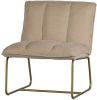 WOOOD Fauteuil 'Fie' Rib, kleur Zand online kopen