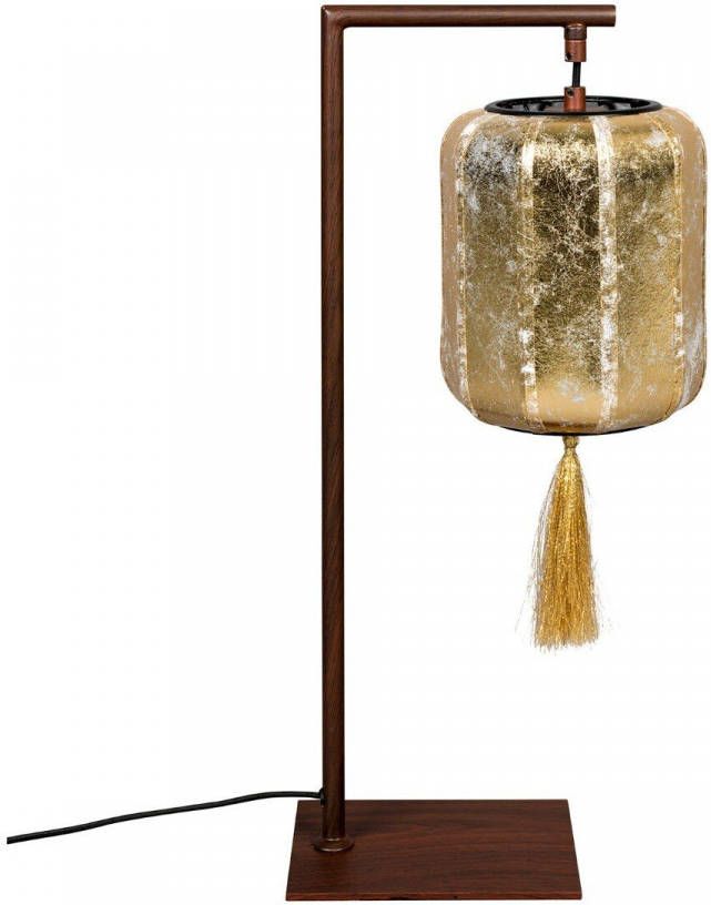 Dutchbone Tafellamp 'Suoni' 60cm, kleur Rood online kopen