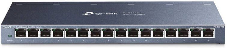 TP-LINK TL-SG116 16-Port Gigabit Switch, Steel Case online kopen
