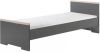 Vipack bed Londen antraciet 90x200 cm Leen Bakker online kopen