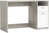 Leen Bakker Demeyere bureau Houston betongrijs/wit 76, 8x121, 5x50, 1 cm online kopen