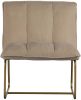 WOOOD Fauteuil 'Fie' Rib, kleur Zand online kopen