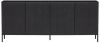WOOOD Exclusive Dressoir 'New Gravure' Grenen, 200cm, kleur Zwart online kopen