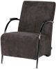 Woood Halifax Fauteuil In Ribstof Antraciet online kopen