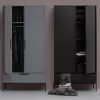 WOOOD Kledingkast 'Adam' 2 deurs, kleur Steel Grey online kopen