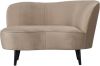 Woood Sara Loungefauteuil Rechts Velvet Khaki 71x112x81 online kopen