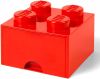 Room Copenhagen LEGO Storage 4 Knob Brick 1 Drawer(Bright Red ) online kopen